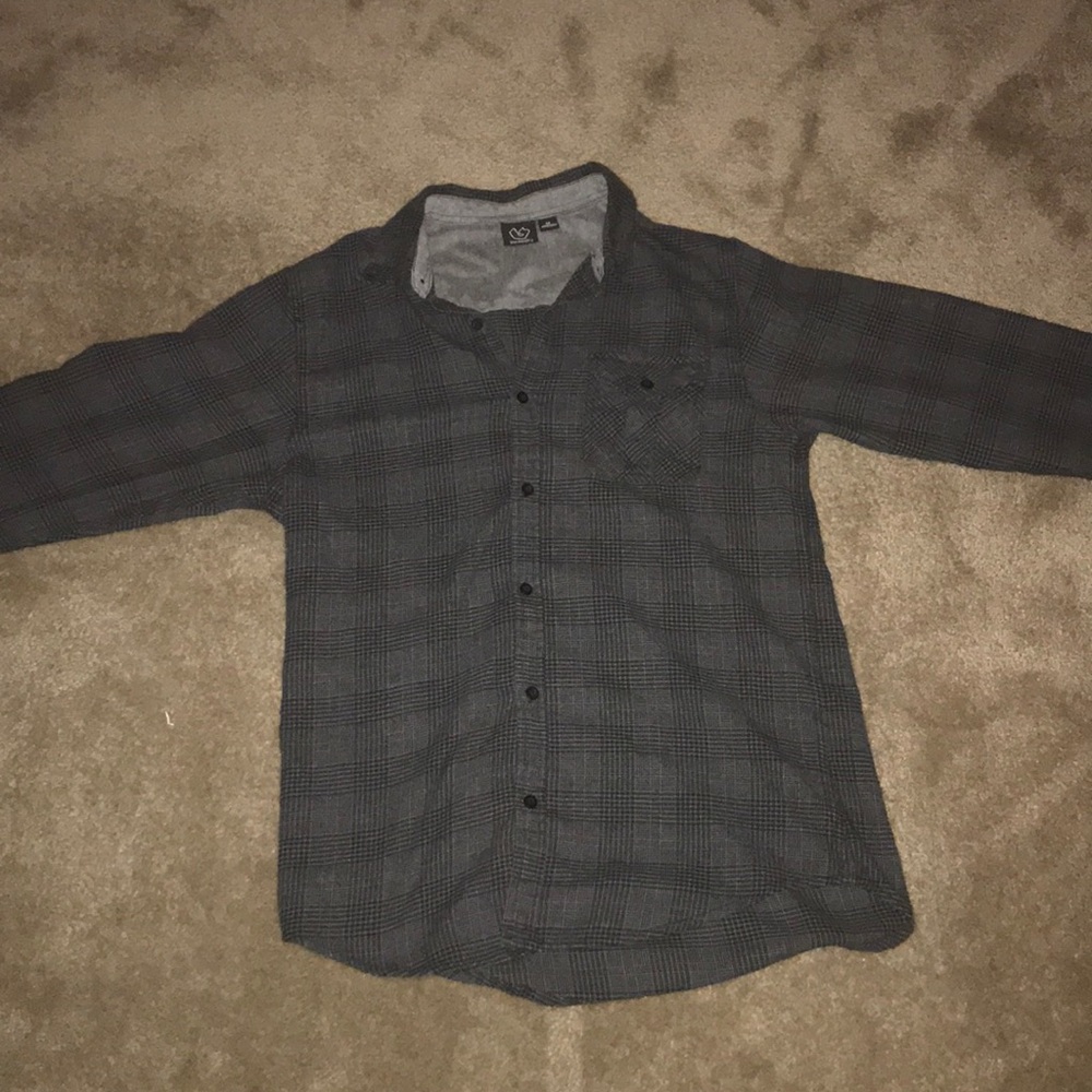 Burnside collared button-up polo